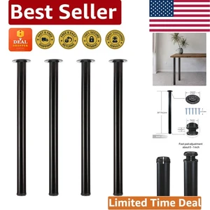 30-Inch Pieds réglables en métal - Lourds, Ensemble de 4 pour DIY Élégance