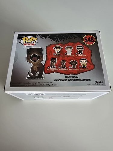 Funko Pop! Vinyl: Jurassic Park (T.Rex) #548 *New + Blood Splatter P/P - Picture 7 of 20