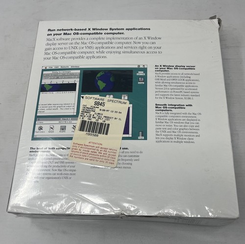 NOS Apple MacX 2.0 OS Netzwerksoftware für Macintosh Computer 403000Z 1997 - Bild 6 von 7