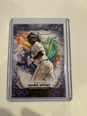 2025 Topps Inception Purple #43 Rafael Devers /150 (San Francisco Giants)