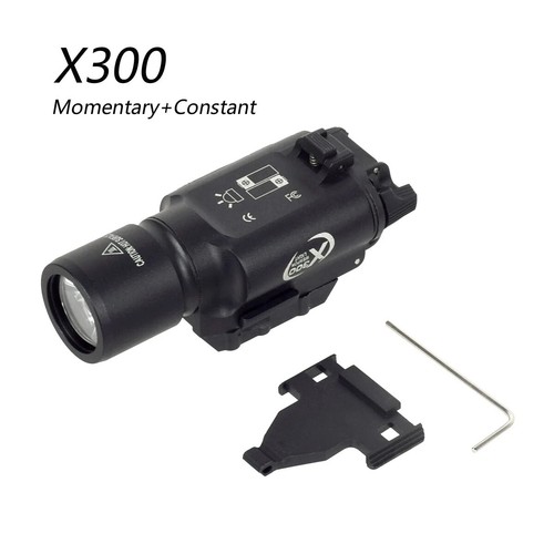 Metal Tactical X300 Ultra Pistol Torch X300U X300U-B XH35 LED Flashlight Hunting - Picture 24 of 39