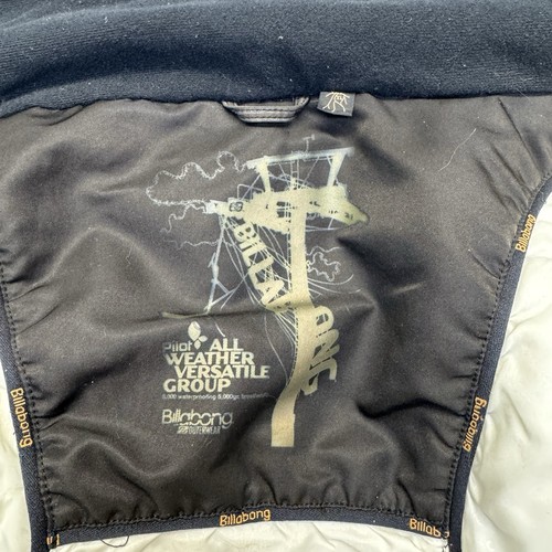 Billabong Mantel Herren Gr. XL Pilotenserie abnehmbare Kapuze Armgrube Belüftung warm - Bild 10 von 20