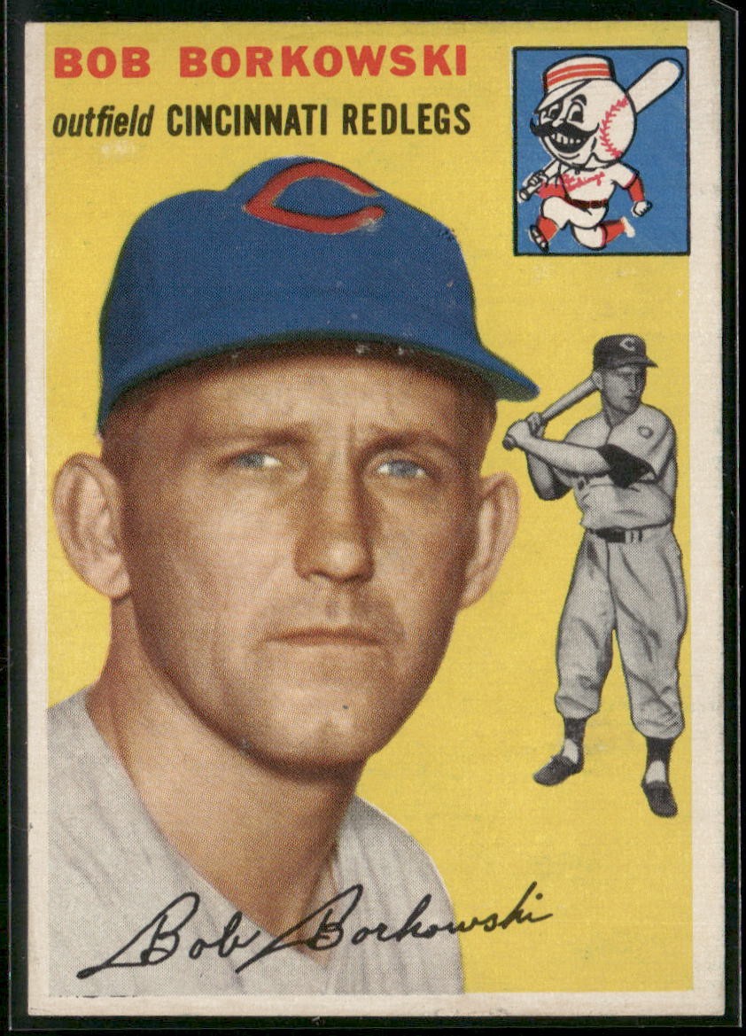 1954 Topps #138 Bob Borkowski EX/EX-MT