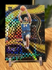 JALEN PICKETT 2023-24 SELECT COURTSIDE ROOKIE GOLD PRIZM RC #'D /10 DENVER SSP