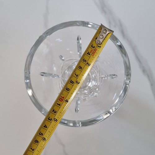 Vintage Royal Doulton Cut Glass Crystal Vase 20.5cm - Picture 7 of 13