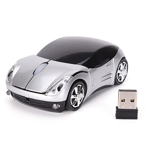 Car Model Wireless Optical Mouse Ferrari Shaped Mause Game 1600DPI for PC Lap Uc - Picture 11 of 13