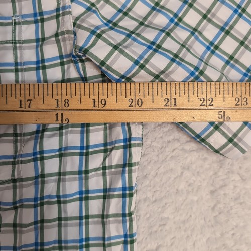 Mountain Khakis Shirt Mens Medium Check Button Down S/S Performance Lightweight - Picture 6 of 9