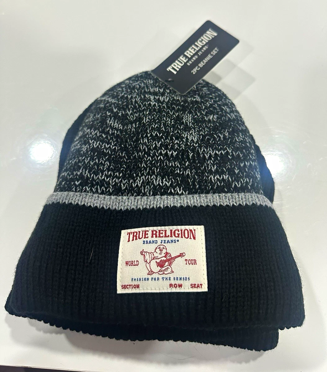 True Religion Black Beanie Hats for Men for sale | eBay