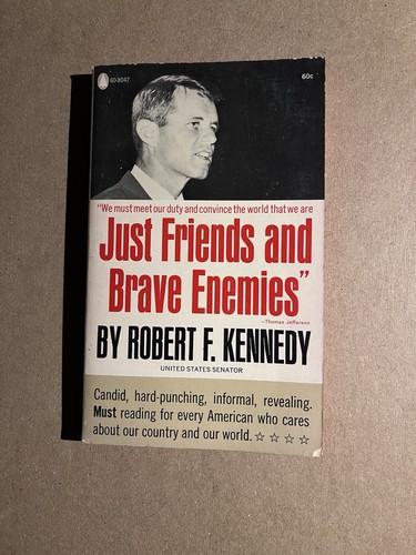 JUST FRIENDS AND BRAVE ENEMIES by Robert F. Kennedy  1962 Popular paperback - Picture 1 of 3