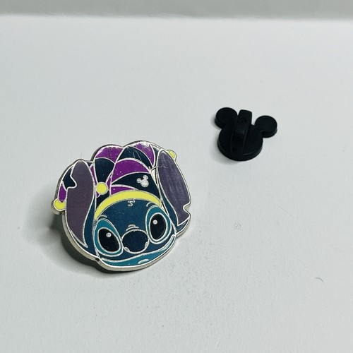 Disney Resort Lilo & Stitch Mardi Gras Jester Hidden Mickey 3 of 5 DLR Pin 2015