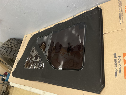 Mopar 1YA00FX9AB ventana tintada sarga negra lado del pasajero 13-18 Jeep Wrangler JK - Imagen 3 de 10