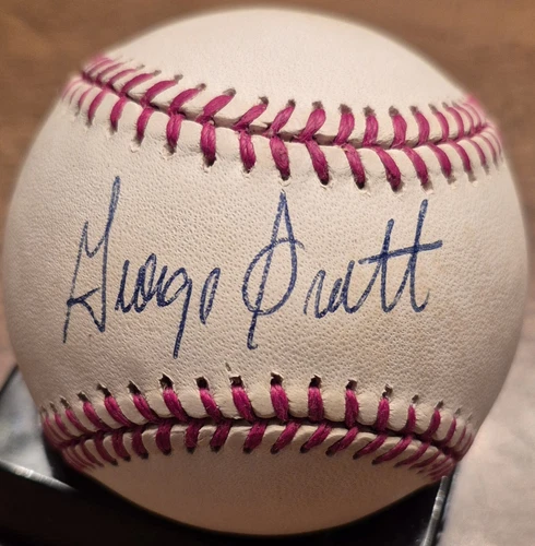 George Scott Signed American League Baseball  Autograph Died 2013