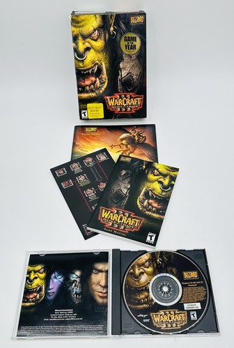 Warcraft III Reign Of Chaos gioco PC in scatola completo (testato) ottime condizioni - Foto 3 di 3