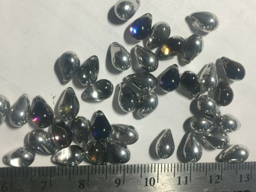 Czech Teardrop Beads Shell Beads****U PICK**** Czech Drop Beads 6mm to 20mm - Picture 71 of 107