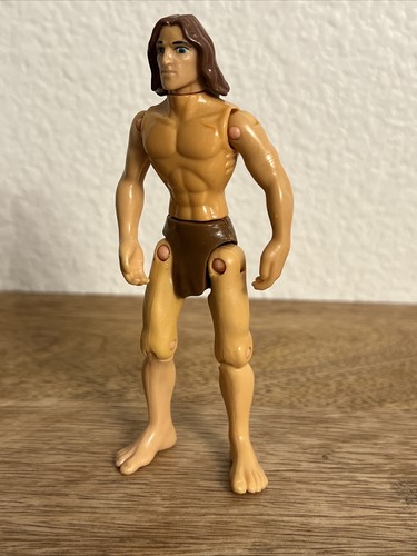 TARZAN DISNEY TARZAN 5” ACTION FIGURE VNTG PLASTIC MCDONALDS TOY (PRE-OWNED) - Picture 9 of 12
