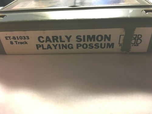 Carly Simon Playing Possum 8-Track Cartridge Tape 1975 Plays great! No sleeve - Picture 2 of 3
