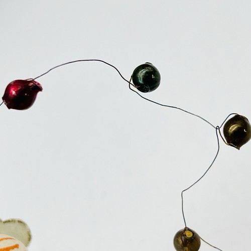 DE COLECCIÓN ÁNGEL BEBÉ Cuna CARTÓN Japón CUENTAS DE VIDRIO DE MERCURIO Adorno de Navidad CHICAGO - Imagen 14 de 19