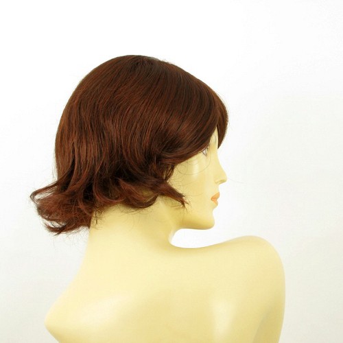 short wig for women dark brown copper intense ref: 322 edwige PERUK - Imagen 6 de 8