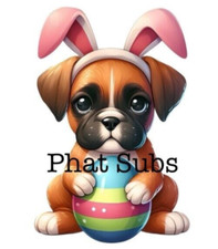 Sublimation Print Boxer Easter Bunny Ready to Press Heat Transfer