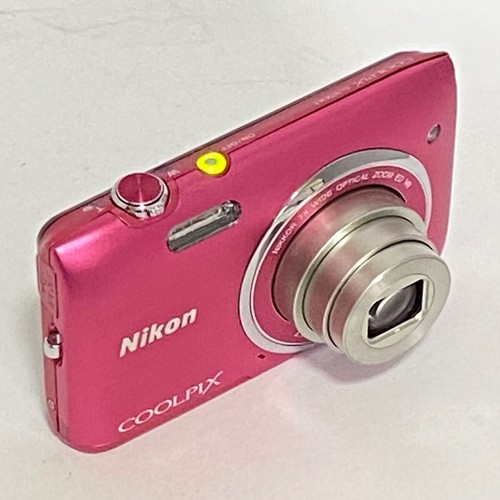 Nikon Coolpix S3500 20.0MP 7.0x Zoom Compact Digital Camera Pink JAPAN - Picture 9 of 13