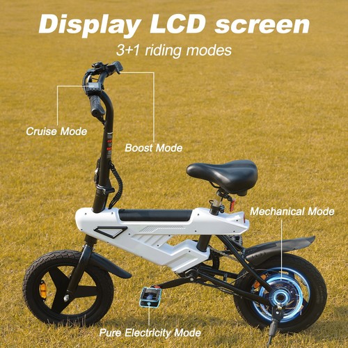 Elektrofahrrad 250W E-Bike 14 Zoll Klapprad Herren City EBike - Bild 5 von 19