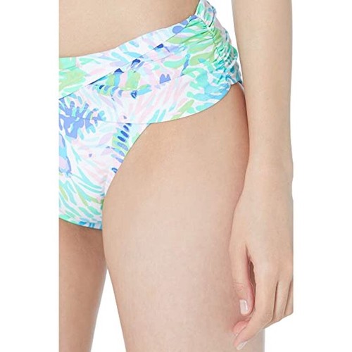 Lilly Pulitzer Womens Multi Lagoon Sarong Hipster Bikini Bottom Size 8 14026 - Picture 2 of 2
