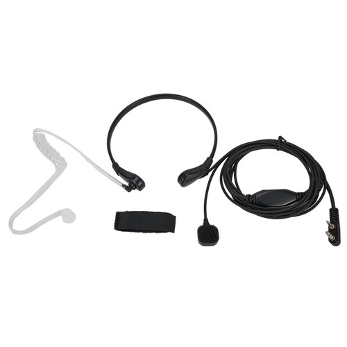 1* Microphone larynx casque doigt PTT pour Baofeng UV5R 888s radio talkie-walkie - Photo 17/24