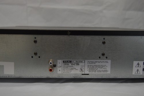 TEAC PD-D700 5-Disc Compact Disc CD Player - For Parts Or Repair - Picture 10 of 12