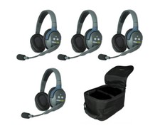 Eartec UL4D Eartec UltraLITE Full-Duplex Wireless Intercom System w/ 4 Headsets