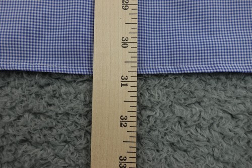 State & Liberty Shirt Mens Large Blue Check Plaid Athletic Stretch Long Sleeve - 第 8/12 張圖片