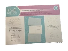 Craft Factory Luxury Card Inserts Set 2 (5”x7”)