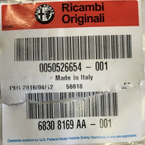Alfa Romeo Giulietta (2010 - 2016) Sportiva Badge (Left Side) 50526654 x 1 - Picture 6 of 6