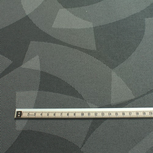 Stoff Polyester Auto Bezugstoff Halbkreis grau flammhemmend kaschiert Polster - Bild 5 von 5