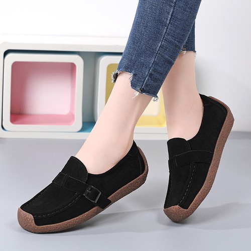 Spring Women Casual Flat Driving Shoes Pregnant Comfort Faux Suede Shoes Loafers - Bild 5 von 20