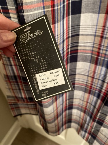 Camicia western a quadri maniche lunghe e bottoni a pressione perlati uomo XXL - Foto 3 di 4