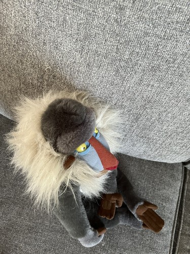 Vintage Rafiki Large Plush Stuffed Baboon Animal — Disney World’s The Lion King - Foto 6 di 7