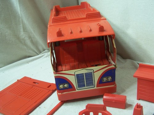 EVEL KNIEVEL SCRAMBLE VAN mit Figur Chopper Zubehör - Bild 12 von 13