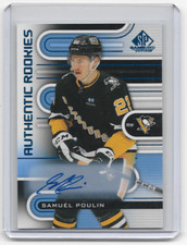 2022-23 SP Game Used Blue Rookie Autograph Samuel Poulin Auto RC