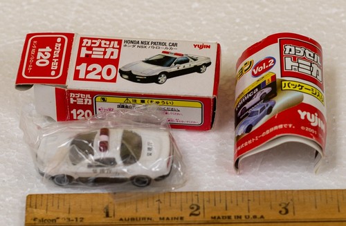 NIB Tomica Tomy No. 120 Honda Acura NSX Police Patrol Car Diecast in Box - Picture 2 of 4
