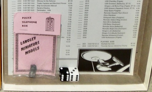 1985 FASA Doctor Who Role Playing Game Complete w/MIP Metal Police Telephone Box - Picture 3 of 21
