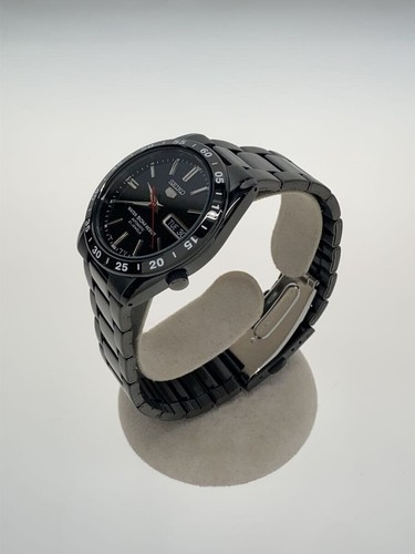 Seiko 5 7S26-02T0 Black Black Dial Automatic Mens Watch in box - Rank B - Picture 2 of 6