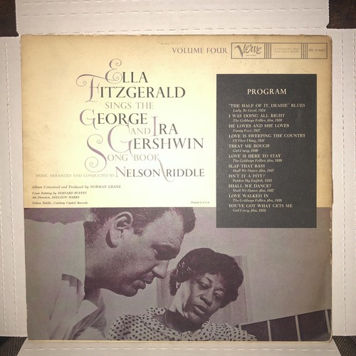 ELLA FITZGERALD SINGS THE GEORGE AND IRA GERSHWIN SONG BOOK VOL 4 LP - Picture 2 of 7
