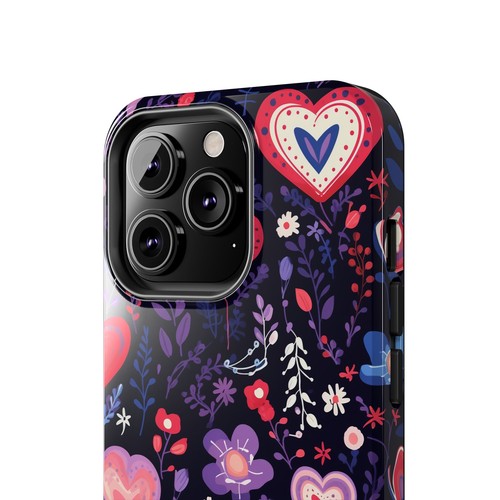Boho hearts and flowers phone Case for iphone - multiple versions available - Picture 42 of 94