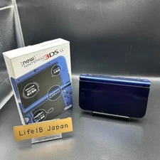 Nintendo New 3DS LL Metallic Blue W/Accessories in Box