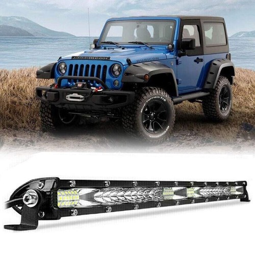 20"inch 2400W Led Light Bar Spot Flood Combo Offroad Boat 4WD Truck SUV ATV+Wire - Picture 4 of 17
