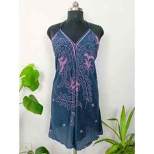 10 Pcs Boho Recycled Silk Magic Summer Maxi Dress Beach Cover Wear Dress