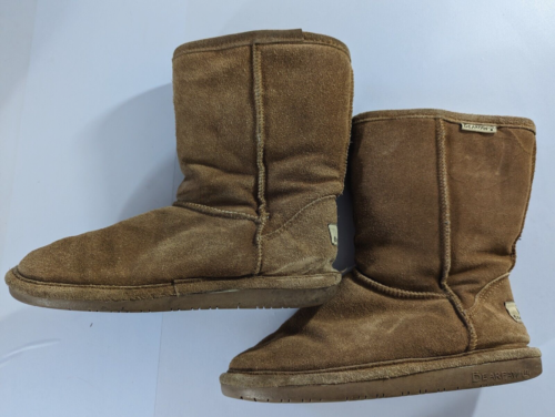 Bearpaw Brown Tan Sheepskin Boots UK 4 - 第 1/11 張圖片