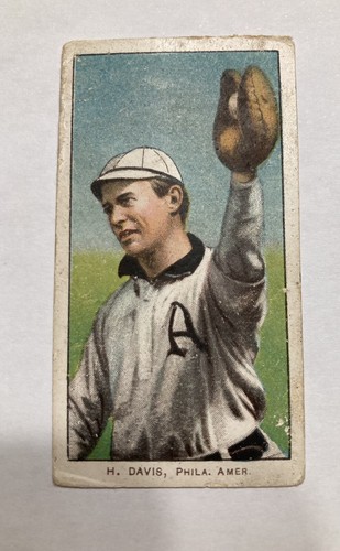 T206 Sweet Caporal H. Davis 150/30 “F” Stamp Legendary F Scott Fitzgerald RARE!! - Picture 1 of 2