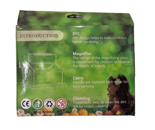 DYI Bug Capture Cage Butterfly Habitat Cage For Kids Learning Educational - Picture 5 of 8