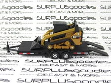 Diecast Masters 1:64 Caterpillar CAT 297D2 SKID STEER TRACK LOADER w/Trailer